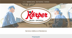 Desktop Screenshot of korper-ortopedia.com