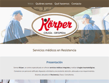 Tablet Screenshot of korper-ortopedia.com